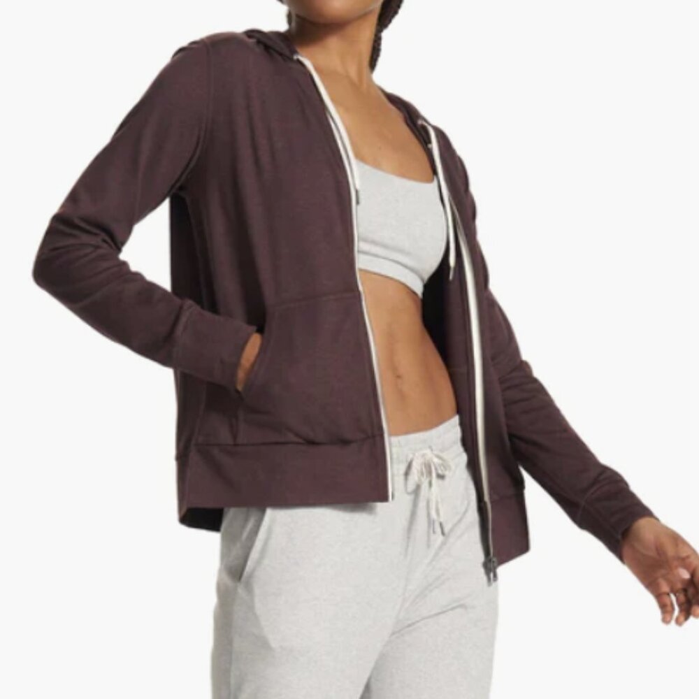 Vuori Dreamknit Performance Hoodie 2.0 Mahogany Heather Maroon XL